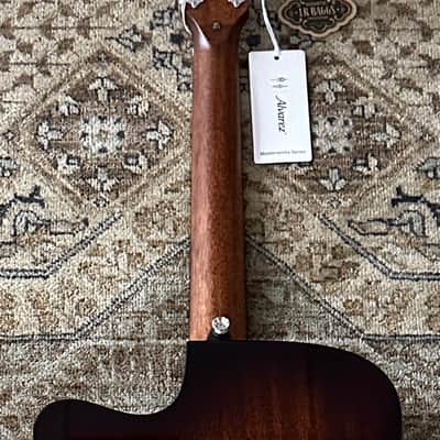 Alvarez Masterworks MD66CE-Custom Dreadnought Acoustic-Electric Featuring Slim Ebony Bevel Armrest w/ Bag, Pro Setup image 6