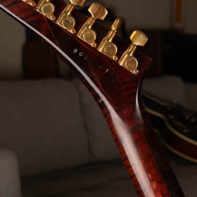 Gibson The Explorer CMT with TP-6 Tailpiece and Bound Curly Maple Top 1982 Cherry Sunburst image 7