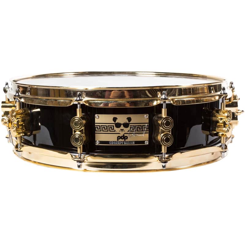 PDP Eric Hernandez 4x14 Signature 6 Ply Maple Snare Drum - Piano Black Lacquer image 1
