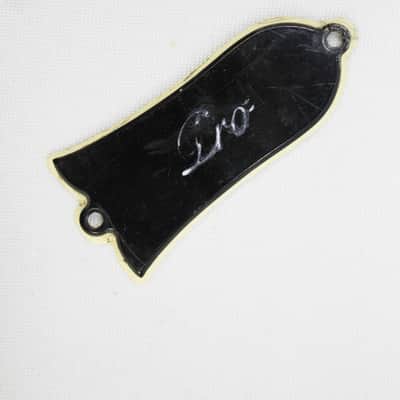 Gibson Les Paul Deluxe Pro - Trussrod Cover 1977 - Black image 2