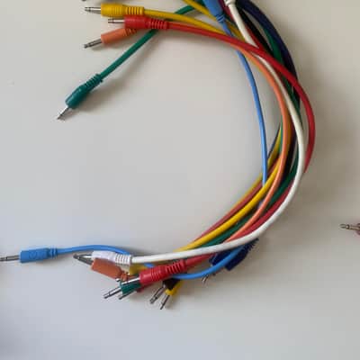 Lot câbles patch Eurorack 3,5 mm – 85 câbles + Befaco neufs + attache velcro image 3