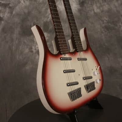 Jerry Jones Neptune Longhorn Doubleneck 6 string guitar and Bass 6 1990s image 6