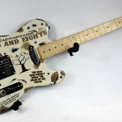 Custom Painted and Upgraded Fender Squier Telecaster Affinity Series - Custom Aged and Worn With Graphics image 6