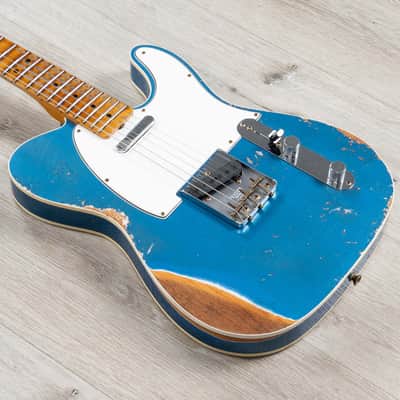 Fender Custom Shop 1965 Telecaster Custom Heavy Relic Guitar, Lake Placid Blue image 1