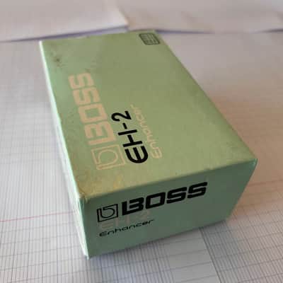 Boss EH-2 Enhancer (Silver Label) 1990 - 1998 - Light Blue in Very  Good Condition  in Box with  papers. image 11