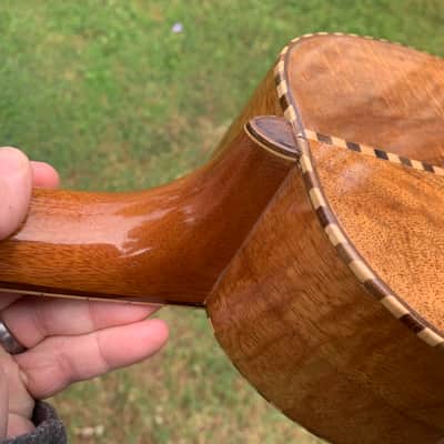 Tony Graziano Koa Pineapple Tenor Ukulele image 10