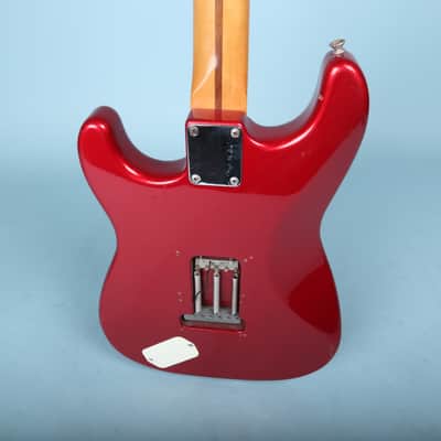1998 Fender Deluxe Powerhouse Stratocaster Electric Guitar Red image 7