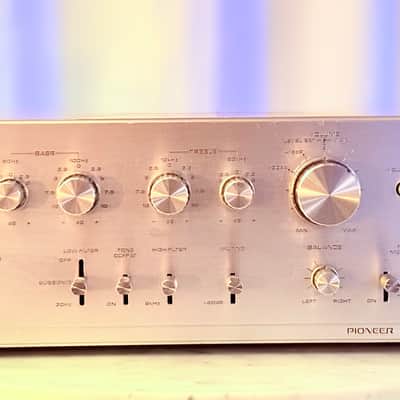 πΆβ¨ Pioneer SA-8100 Vintage Integrated Amplifier w/ Wood Case β Serviced, Cleaned, 3+ Hour Bench Tested image 2