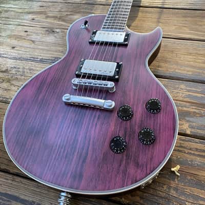 Harley Benton AguFish LTD Signature 2020 Purple Electric Guitar Hunter Engel roasted maple neck image 12