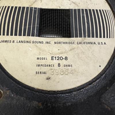 JBL E120-8 Speaker 1980's image 1