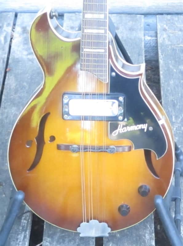 Harmony H-35 "Batwing" electric mandolin image 1