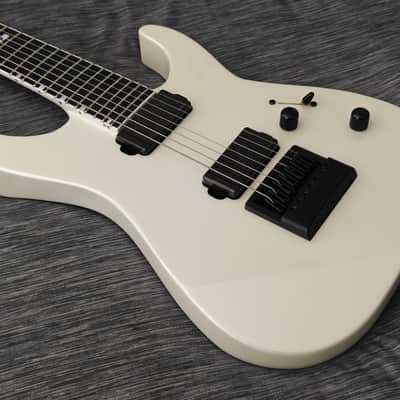 ESP E-II M-II 7B Baritone Evertune 7 String Pearl White image 7