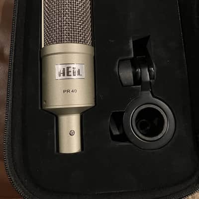 Micrófono De Estudio Heil PR-40 Dinámico - Respuesta 28 Hz-18 KHz, Cardioide, Acabado Champagne