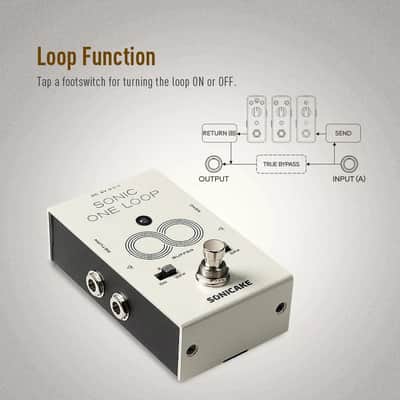 SONICAKE  QCS-01 Sonic One Loop AB line selection Buffer Guitar Bass Effects Pedal Control System,price include the import duty to US buyer image 4