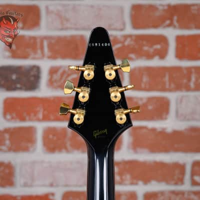 Gibson Custom Shop 58 Reissue Flying V-M Ebony 2008 w/OHSC (Mods) image 10