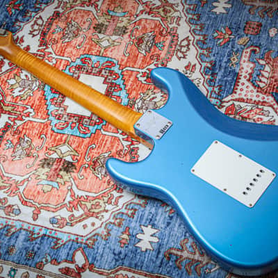 FENDER USA Custom Shop '62 Stratocaster *Dealer Exclusive Flamethrower Journeyman Relic "Lake Placid Blue" (2025) image 15