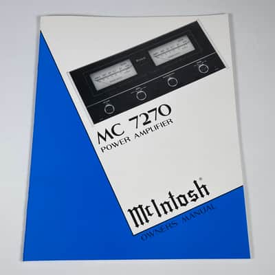 McIntosh MC7270 Digital Dynamic Stereo Power Amplifier image 17