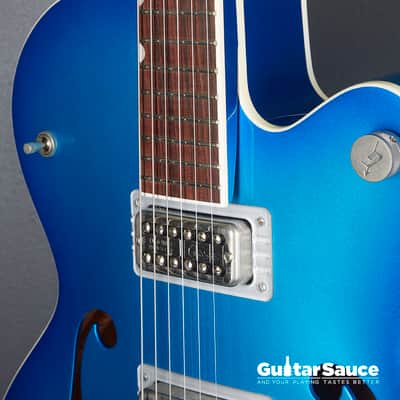 Gretsch G6120T-HR Brian Setzer Hot Rod Hollow-Body Bigsby Candy Blue Burst (Cod.1703UG) image 8