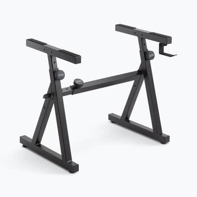 On‑Stage Single Tier Z Keyboard Stand - Black w/ Adjustable Height/Width image 4
