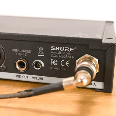 Shure SLX4 Wireless Receiver - H5 Band: 518-542 MHz (NO POWER SUPPLY) CG01YDP image 8