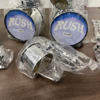 Neil Peart RUSH Chromy Miniature Replica Drum Kit image 1