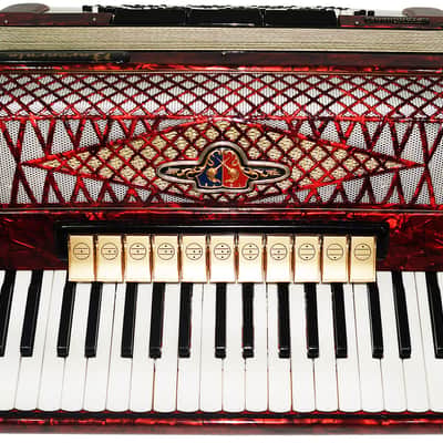 Barcarole Prominenz Piano Accordion made in Germany 120 Bass Buttons New Straps Case 2180, Powerful sound, Accordian for Adults image 7