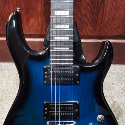 Carvin DC400 Custom Build - Transparent Blue Burst image 3