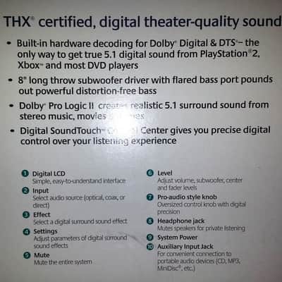 Logitech Z-680 THX Certified 5.1 Surround Sound System **LOUD & CLEAR** image 12