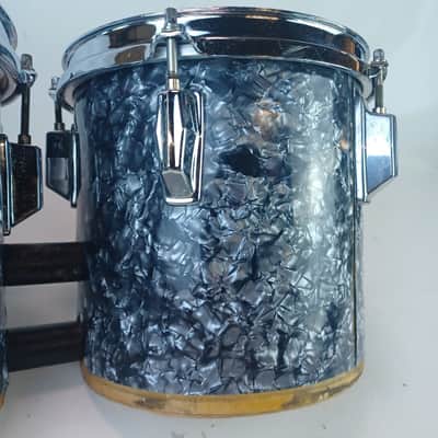 Pearl 8x8"+10" 80s Marching Tom Duo Championship Maple Sonic Cut Away 8ply Shell image 2