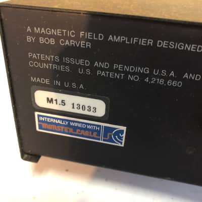 Carver M1.5t Magnetic Field Power Amp image 11