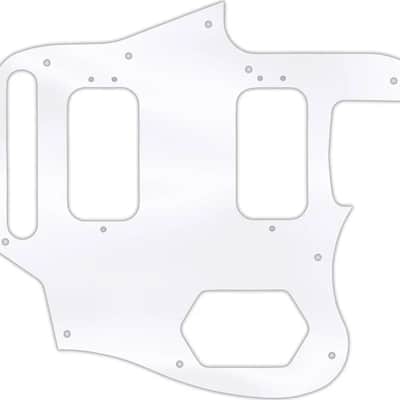 WD Custom Pickguard For Fender Classic Player Jaguar Special HH #45 Clear Acrylic