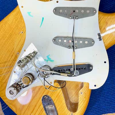 Vintage 1974 Fender Stratocaster Natural Hardtail image 17