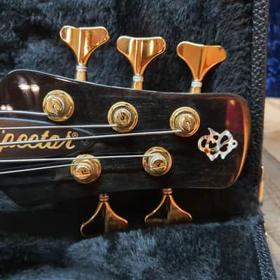 2018 Spector USA NS-5XL 5 String Electric Bass Mastergrade Buckeye Burl Top image 10