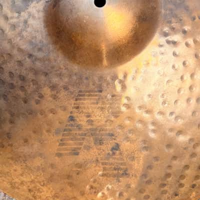 Zildjian K CUSTOM ORGANIC Ride 21” THINNER ONE! 2414 g RAW TOP & BRILLIANT UNDERSIDE! Why Pay $580? image 4