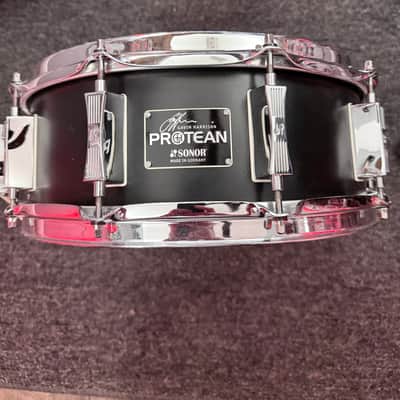 Sonor SSD 14x5.25 GH "Protean" Gavin Harrison Signature 14x5.25" Birch Snare Drum (Standard Edition) 2013 - Present - Silky Black image 1