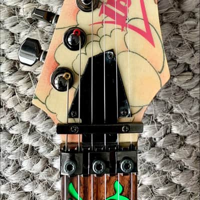 Ibanez JEM77-FP Steve Vai Signature 1997 - Black Floral Pattern image 6