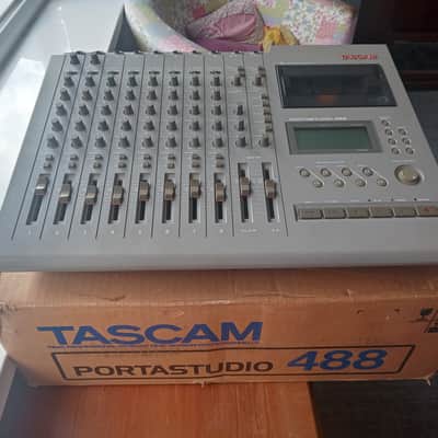 TASCAM Portastudio 488 8-Track Cassette Recorder 1990s - Gray image 11