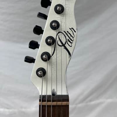Rare Prototype PWN-001 Palir Titan Tele V-neck Black/White “Croc” Porter Pick Ups image 2