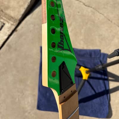NECK ONLY Custom Replica Guitar Pyramid Maple Neck 7 string UV777GR Steve Vai Ibanez UV Universe type image 11