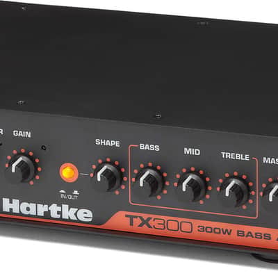 Hartke TX300 Bass Head Amplifier, 300W, Black image 5