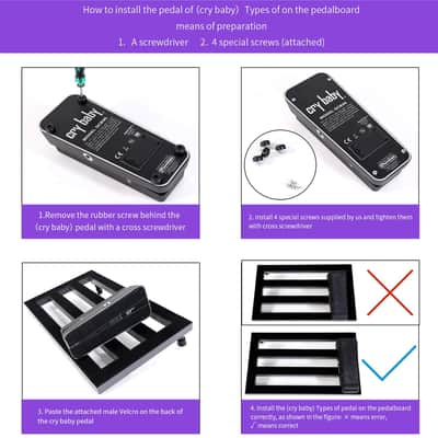 Super light Guitar Pedal Board Guitar Effect Pedalboard 19.8''x11.5'' image 5