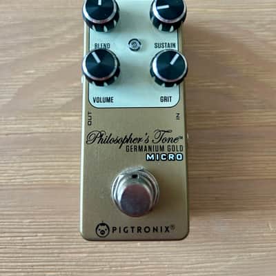 Pigtronix Philosopher's Tone Germanium Gold Micro Compressor Sustainer 2010s - with box image 2