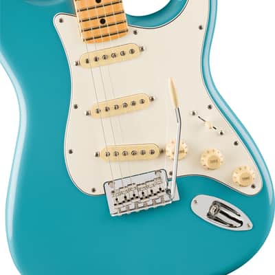 Fender Player II Stratocaster Electric Guitar, Maple Fingerboard, Aquatone Blue image 2