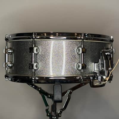 Premier Signia Marquis 14x5.5" Maple Snare Drum - Silver Sparkle Lacquer image 3