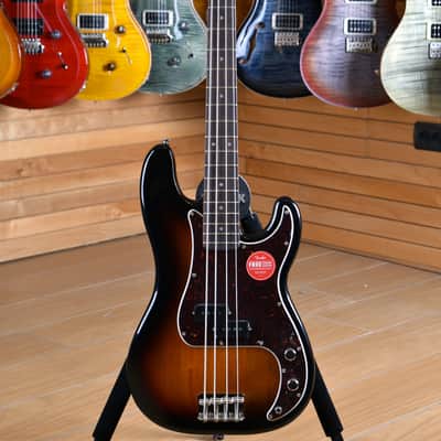 Squier (by Fender) Classic Vibe '60s Precision Bass Laurel Fingerboard 3 Tone Sunburst image 1