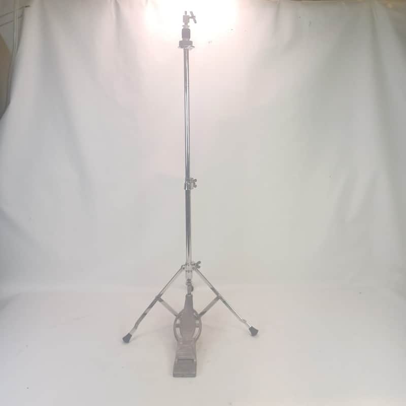 Ludwig Atlas Hi-Hat Cymbal Stand Chrome Spur-Lok Direct-Pull Block Logo 60s#1123 image 1