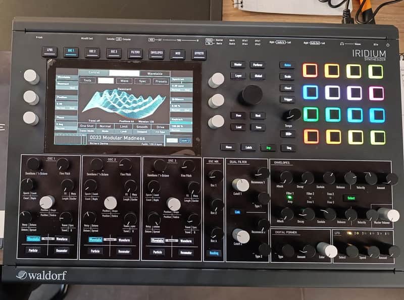 Waldorf Iridium Desktop Synthesizer 2020 - Present - Black image 1