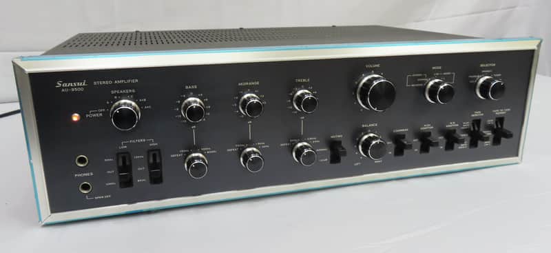 Vintage Sansui AU-9500 Stereo Integrated Amplifier & TU-9500 Tuner