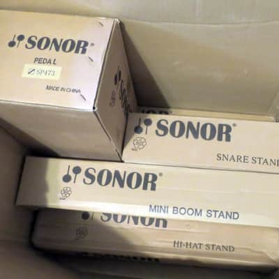 Sonor 400 Series HS475 Five-Piece Hardware Set + Bonus Boom Cymbal Stand image 2