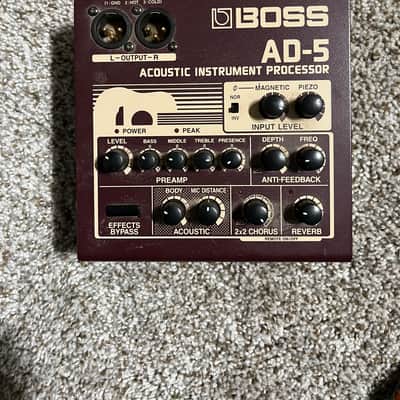 BOSS AD-5 アコースティックプロセッサー BOSS AD-5 Acoustic Instrument Processor ボス 【 そよら成田ニュー